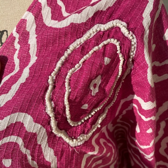 Pink and White Patterned Dress - Picture 3 of 3